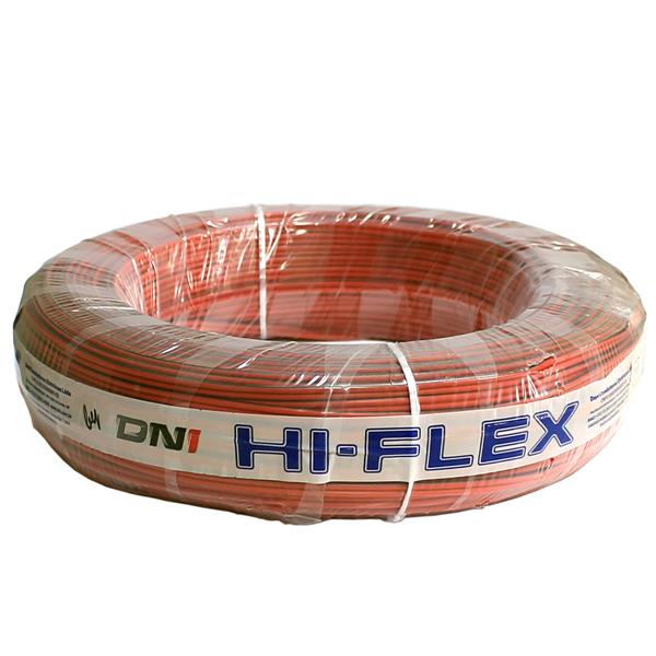 Cabo Paralelo Polarizado para Áudio Bicolor DNI 2X1,00 mm² rolo com 100 mts 23983 23983