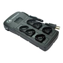 Filtro de Linha 6 Tomadas Bivolt 10A Preto Force Line 5006 29564 29564