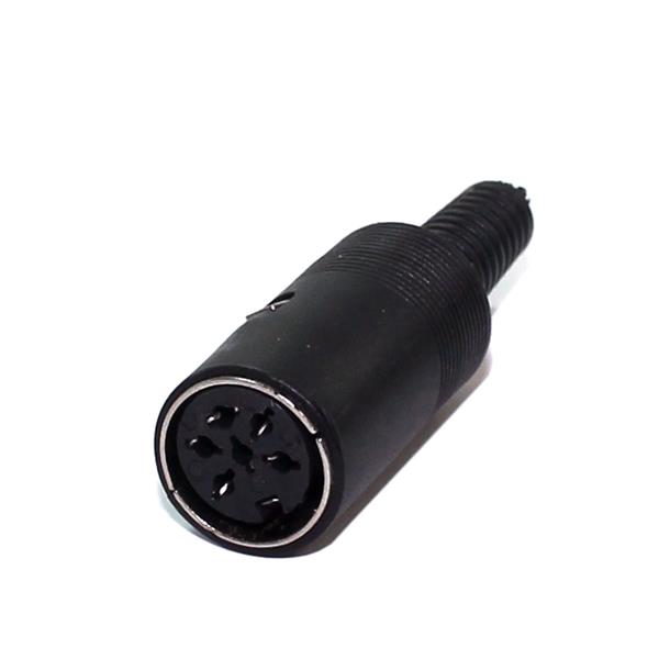 Conector Din Fêmea 6 Vias 270° 26417 26417