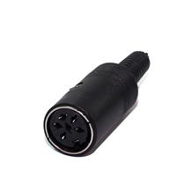 Conector Din Fêmea 6 Vias 270° 26417 26417