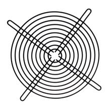 Grade Metálica Preta MG180 29054 29054