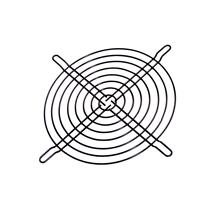 Grade Metálica Preta MG155 31243 31243 