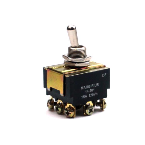 Interruptor Tripolar Margirius 15A/120V 10A/250V 14301 A1B1P1Q (1022) 11371 11371