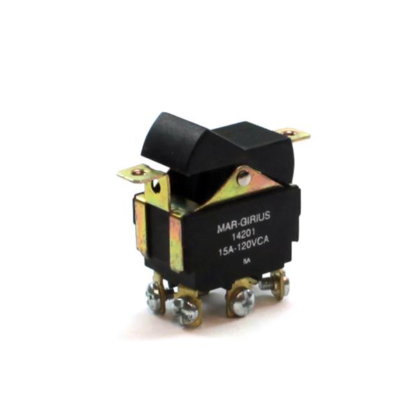 Interruptor Bipolar Margirius 15A/120V 10A/250V 14201 S1RT1FP1Q 11228 11228