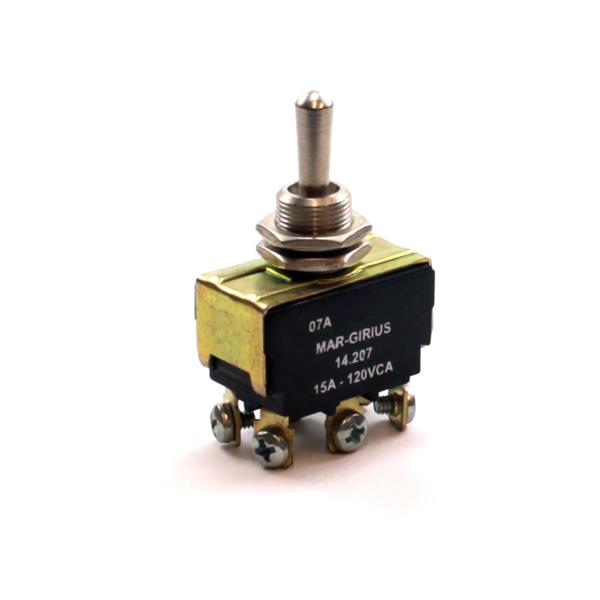 Interruptor Bipolar Margirius 15A/120V 10A/250V 14207 A1B1P1Q (1042) 11326 11326