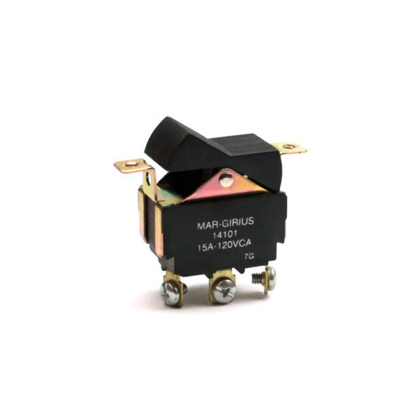 Interruptor Unipolar Margirius 15A/120V 10A/250V 14101 S1RT1FP1Q 11313 11313