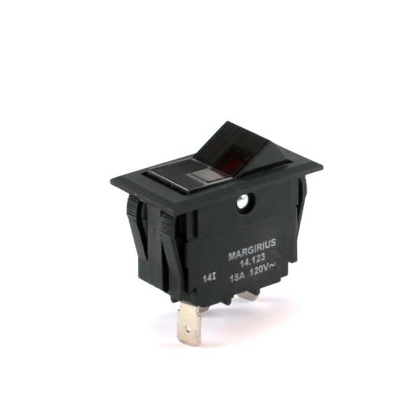 Interruptor Unipolar Margirius 15A/120V 10A/250V 14123 MFT3FEE3Q (923) 11275 11275