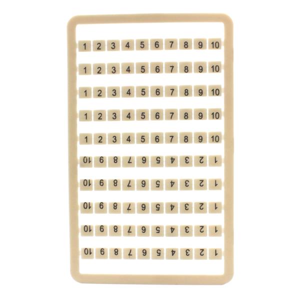 Identificador para Conector de Passagem Metaltex MLB-1/10 32435 32435