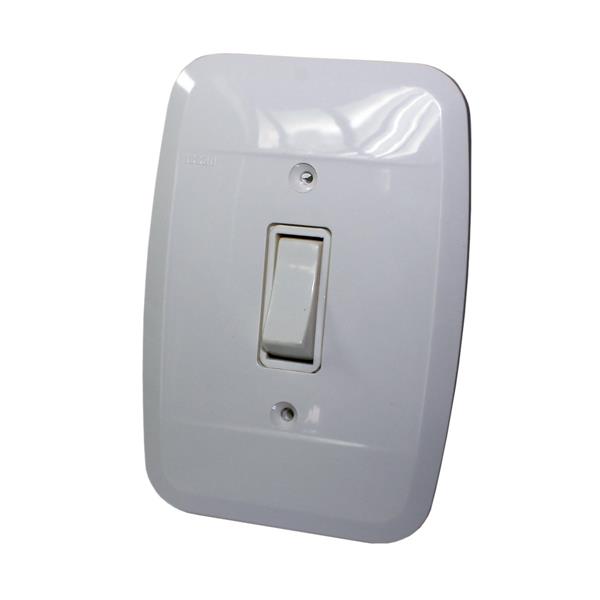 Interruptor de Embutir com Placa 250V Pezzi 41.100 30443 30443