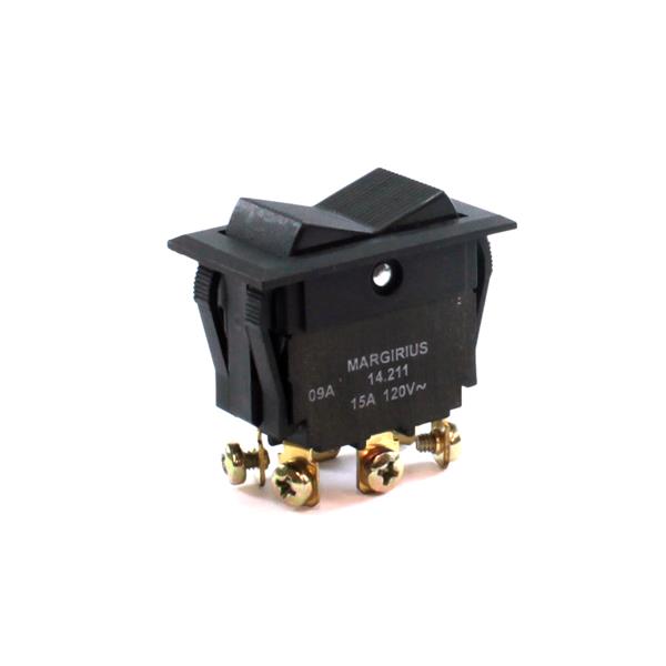 Interruptor Bipolar Margirius 15A/120V 10A/250V 14211 MFT1FP1Q (3447) 25730 25730