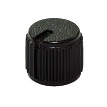 Knob Plástico Estriado Preto AD-205 21133 21133 