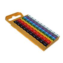 Kit Marcadores de Cabo de Encaixe Hellermann W3 Colorido 2375 2375 