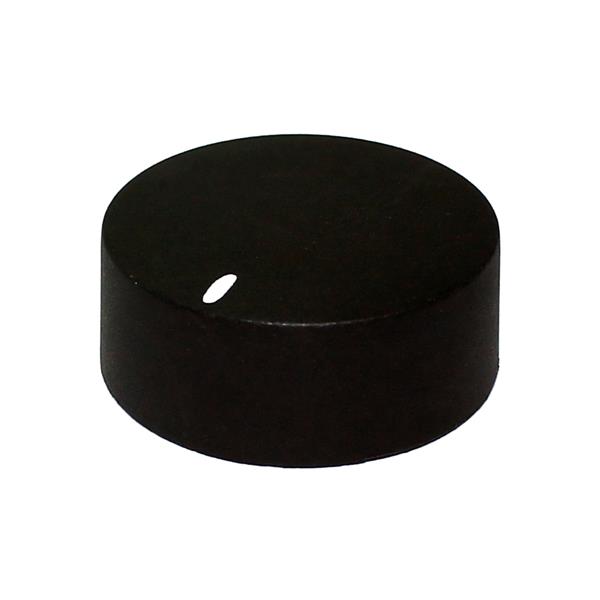 Knob Plástico Estriado Preto KP-40E 2323 2323