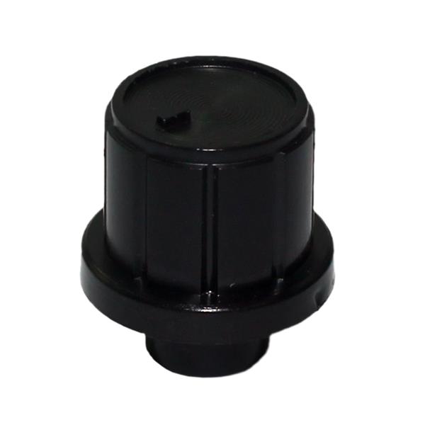Knob Plástico Estriado Preto AD-159 33214 33214