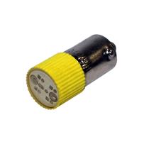 Lâmpada Led 12,0V BA9S Amarela 5007 5007