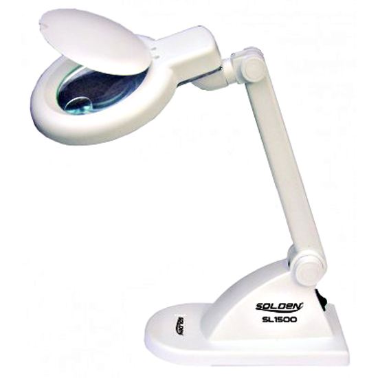 Lupa de Mesa com Iluminação 220V Icel SL-1500 32055 32055