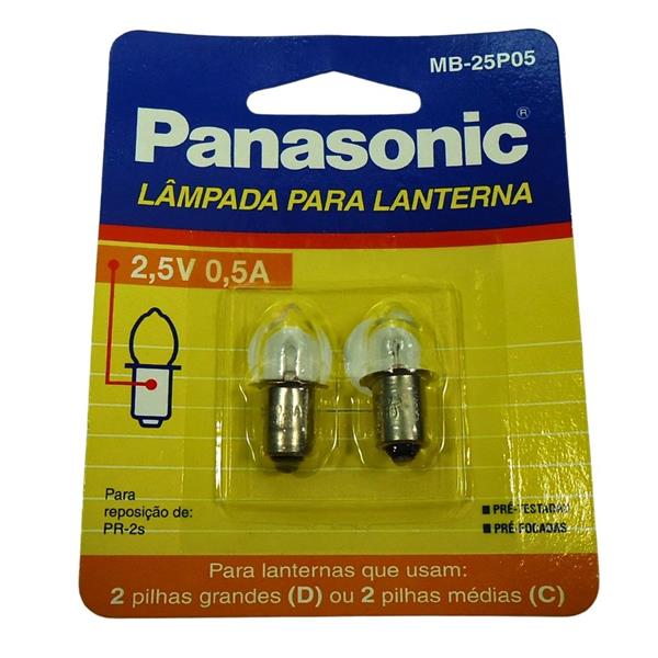 Lâmpada Krypton 2,5V 500mA para Lanterna Panasonic MB-25P05 31448 31448