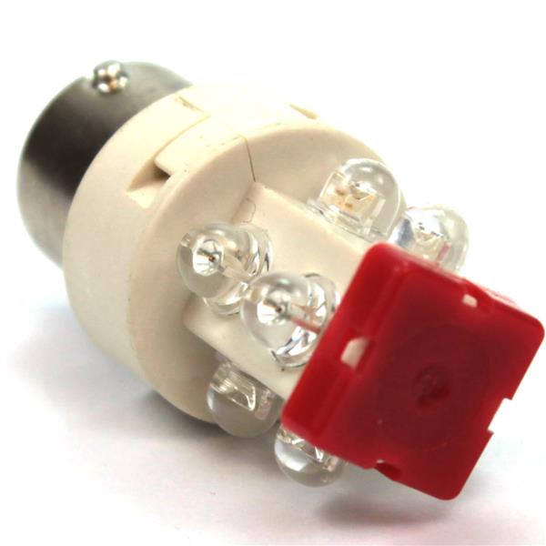 Lâmpada Led BA15S Vermelha Metaltex S15-L52G 29940 29940