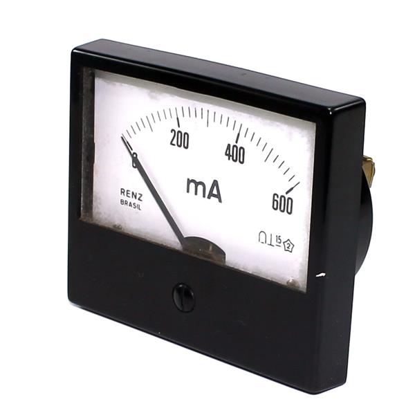 Miliamperímetro Analógico Renz BM-86 0/600mA 13827 13827