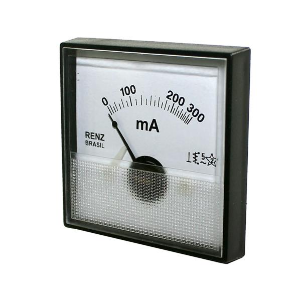 Miliamperímetro Analógico Renz QR-65 0/300mA 13901 13901