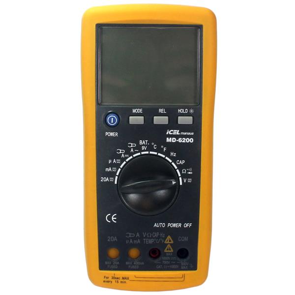 Multímetro Digital Icel MD-6200 5924 5924