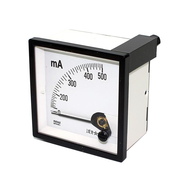 Miliamperímetro Analógico Renz FM-72 0/500mA 14012 14012