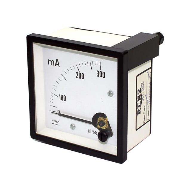 Miliamperímetro Analógico Renz FM-72 0/300mA 14093 14093