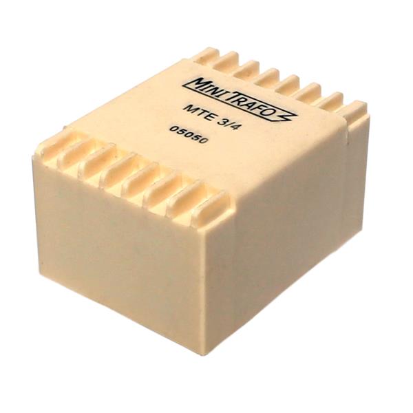 Minitrafo E-2X115V S-2X9,8V 125mA 3VA TE 3/4 8205 8205