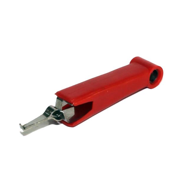 Mini Pinça Jacaré Fusi-bras Vermelha PJ-0830 28243 28243