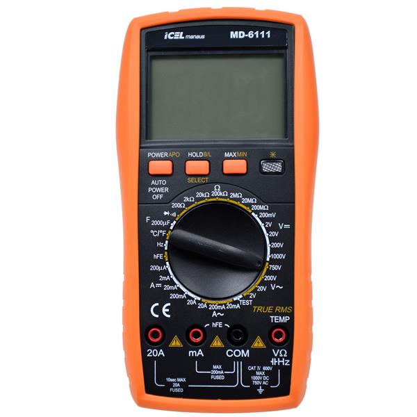 Multímetro Digital Icel MD-6111 30135 30135
