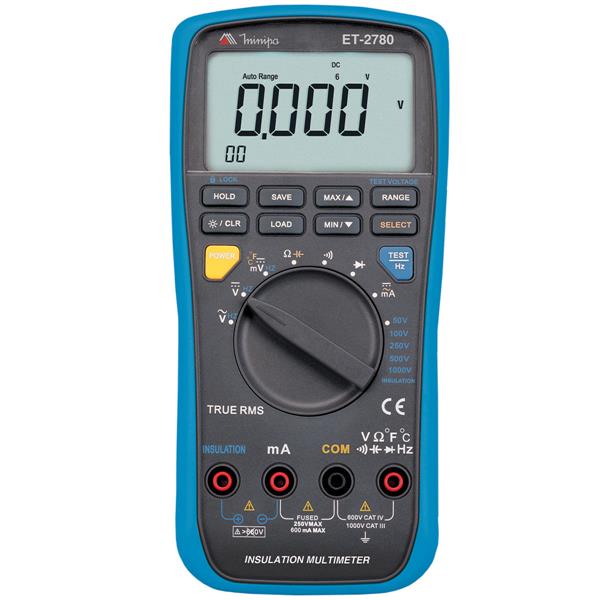 Multímetro Megômetro Digital Minipa ET-2780 31563 31563
