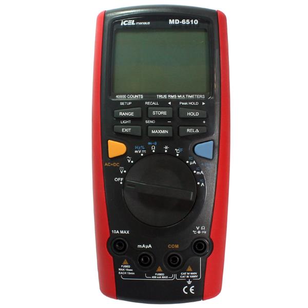 Multímetro Digital Icel MD-6510 26466 26466