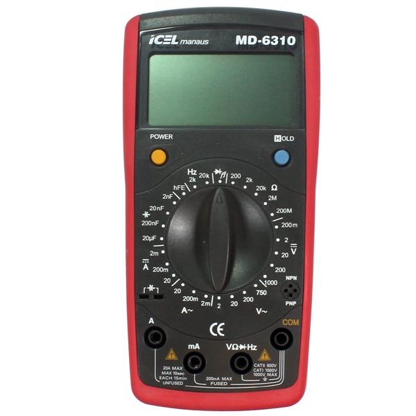 Multímetro Digital Icel MD-6310 25609 25609