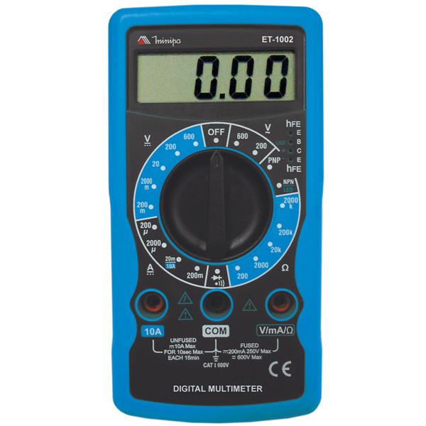 Multímetro Digital Minipa ET-1002 26923 26923
