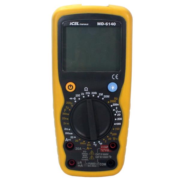 Multímetro Digital Icel MD-6140 25375 25375