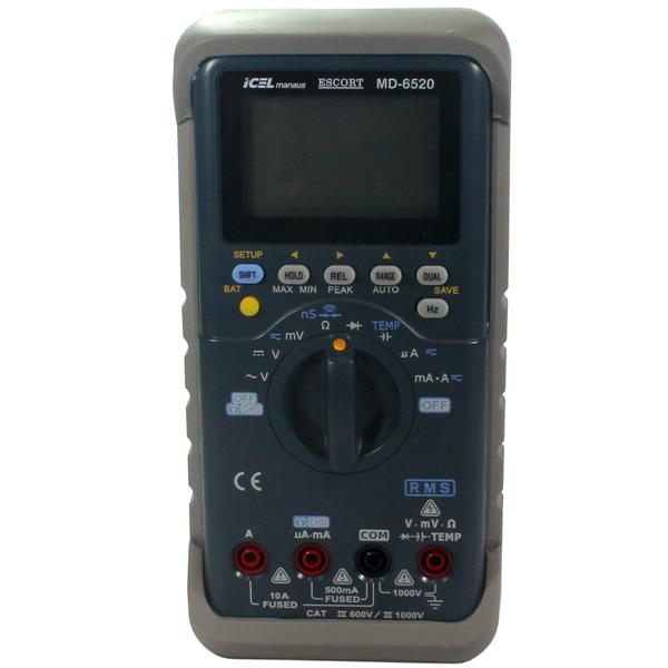 Multímetro Digital Icel MD-6520 33285 33285