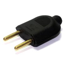 Plugue 2P 10A 250V Preto Pezzi 1.011-2 20584 20584 