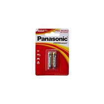 Pilha Alcalina AAA Panasonic LR03XAB/2B cartela com 2 unidades 13540 13540