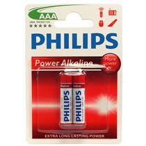 Pilha Alcalina AAA Philips LR03P2B/97 cartela com 2 unidades 13576 13576