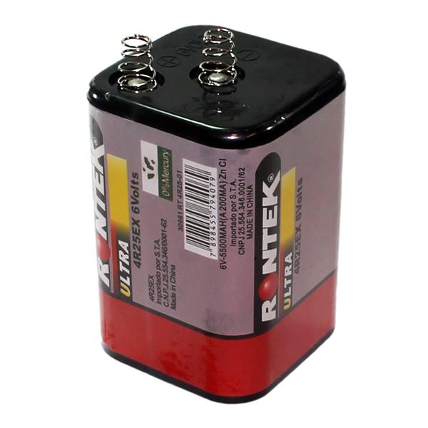 Pilha de Carvão para Lanterna 6V 4R25EX 7272 7272