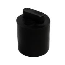 Pé de Borracha para Encaixe Preto AMPE 102 21083 21083 