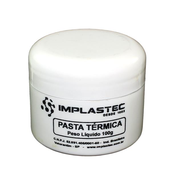 Pasta Térmica Pote 100 gramas Implastec IPT 100 3678 3678