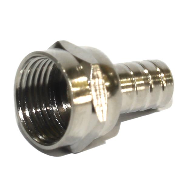 Conector F Metal RG6 com Anel 11408 11408