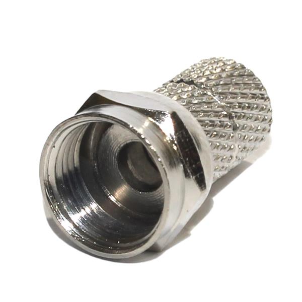 Conector F Metal RGC59 com Rosca 11399 11399