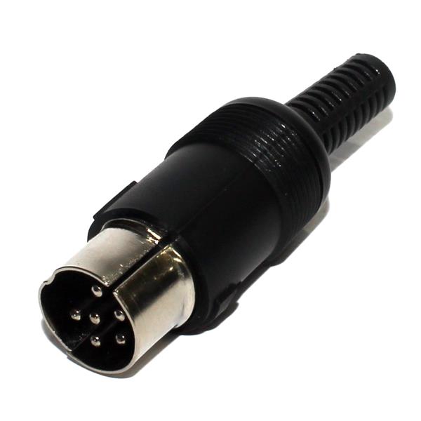 Conector Din Macho 6 Pinos 2619 2619