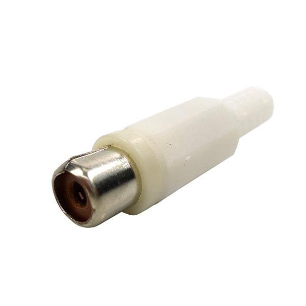Plug RCA Fêmea Branco com Rabicho 30649 30649