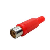 Plug RCA Fêmea Vermelho com Rabicho 30647 30647