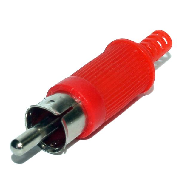 Plug RCA Vermelho com Rabicho 28210 28210