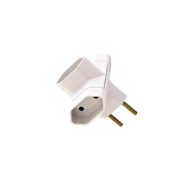 Adaptador Benjamin T (2P) 10A 250V Branco Pezzi 1.046-1 29250 29250