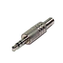 Plug Metálico com Mola P2 Stereo  25635 25635 